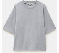 Hush Hush Grey Romina Heavyweight 100% Cotton T-Shirt