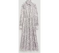 Hush Hush Grey Rosey Midi Shirt Dress Grey X-Large