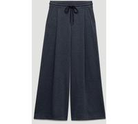 Hush Hush Grey Taylor Check Wide Leg Jersey Trousers