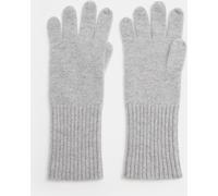 Hush Hush Grey Winter Cashmere Gloves