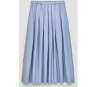 Hush Hush Light Blue Ivy Pleated Air Flow Midi Skirt Light Blue M (EU 40-42)