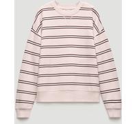 Hush Hush Pink Luca Stripe Heavyweight Sweatshirt