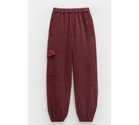 Hush Hush Red Ava Washed Cargo Trousers