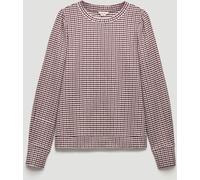 Hush Hush Red Emily Gingham Puff Sleeve Blouse
