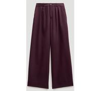 Hush Hush Red Lya Wool Blend Wide Leg Trousers