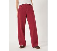 Hush Hush Red Saskia Textured Straight Leg Jeans