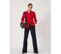 Hush Hush Red Textured Slim Shirt Red L (EU 44-46)