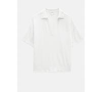 Hush Hush White Interest Stitch Collar Top