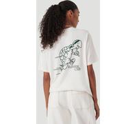 Hush Hush White Running Club Graphic Print T-Shirt