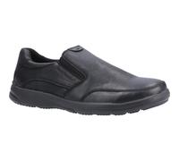 Hush Puppies Aaron Chaussures Homme Slip On Cuir Noir Pointure US 10
