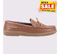 Hush Puppies Ace à Enfiler Mémoire Mousse Hommes Confortable Pantoufles Fauve