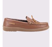 Hush Puppies Ace à Enfiler Mémoire Mousse Hommes Confortable Pantoufles Fauve