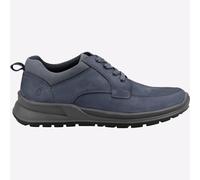 Hush Puppies Adam Mémoire Mousse Hommes Décontracté Mode Chaussures Cuir Marine