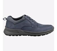 Hush Puppies Chaussures Adam Hommes Mémoire Mousse Cuir Décontracté Marine