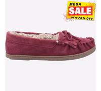 Hush Puppies Addy à Enfiler Femmes Mémoire Mousse Pantoufles Bordeaux