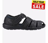 Hush Puppies Albert Pêcheur Sandales Classiques Confort Pour Hommes Noires