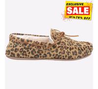 Hush Puppies Allie Femmes Cuir Mémoire Mousse Confort Salon Pantoufles Marine