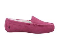 Hush Puppies Annie Chaussons Femmes Slip On Mocassin En Suède Cuir Tan