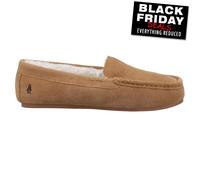 Hush Puppies Annie Femmes Pantoufles à Enfiler Mocassin Cuir Daim Chausson Foncé