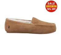 Hush Puppies Annie Femmes Pantoufles à Enfiler Mocassin Cuir Daim Chausson Foncé
