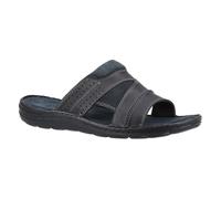 Hush Puppies Archer Sandales d'été pour Homme, Noir, 44.5 EU
