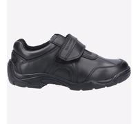 Hush Puppies Arlo Junior CUIR MÉMOIRE DE FORME Chaussures De Scolarité Noires