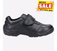 Hush Puppies Arlo Junior CUIR MÉMOIRE DE FORME Chaussures De Scolarité Noires