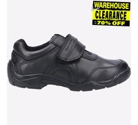 Hush Puppies Arlo Junior CUIR MÉMOIRE DE FORME Chaussures De Scolarité Noires