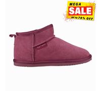 Hush Puppies Ashanti Femmes Mémoire Mousse Chaud Confort Hiver Pantoufles Rose