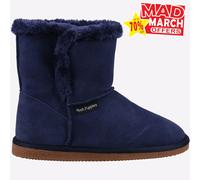 Hush Puppies Ashleigh Mémoire Mousse Cosy Décontracté Chaussons Bottines Femmes