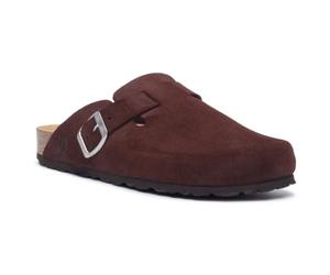 Hush Puppies Bailey Mules en daim pour femme Chocolat