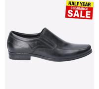 Hush Puppies Chaussures de costume Billy Hommes en cuir – Noir