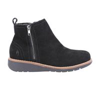 Hush Puppies Bottes Femme Cheville Libby Suède Cuir Zip Noir Taille UK 3