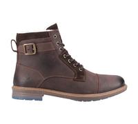 Hush Puppies Bottes Pour Hommes Smart Jordan En Cuir Brun Taille UK 7