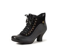 Hush Puppies Vivianna Bottes Noires En Cuir Pour Femmes