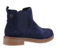 Hush Puppies Bottines larges Maddy pour femme, bleu marine, 36 EU