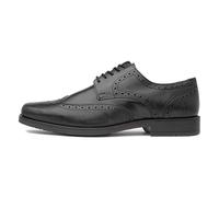 Hush Puppies Brace Brogue, Chaussure d'uniforme Scolaire Homme, Noir, 42 EU