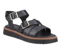 Hush Puppies Cady Leather Sandales noires pour femme, Noir , 41-42 EU