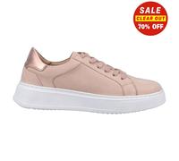 Hush Puppies Camille Femmes Cuir Créateur Décontracté Mode Robe Baskets Rose