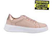 Hush Puppies Camille Femmes Cuir Créateur Décontracté Mode Robe Baskets Rose