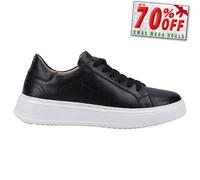 Hush Puppies Camille Baskets De Mode En Cuir Pour Femmes Noires