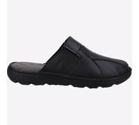 Hush Puppies Carson Mule Hommes Classique Décontracté Vie Sandales Cuir Noir