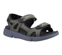 Hush Puppies Castro Sandales d'été pour Homme, Kaki, 41 EU
