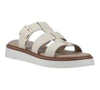 Hush Puppies Celeste Slide Leather Sandales Femme Crème, blanc, 38 EU