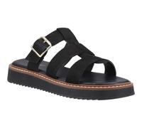 Hush Puppies Celeste Slide Leather Sandales pour femme Noir, Noir , 40-41 EU