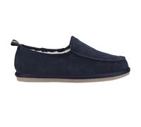 Hush Puppies Charles Hommes Pantoufles Daim Mémoire Mousse Doublé Fourrure Navy