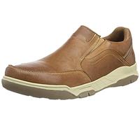 Hush Puppies Homme Fletcher Mocassin, Peau, 46 EU