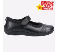 Hush Puppies Clara Fille Senior École Chaussure Smart Mémoire Mousse Noir