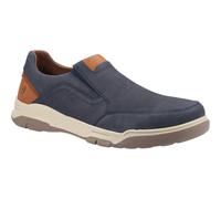 Hush Puppies Classique à Enfiler Chaussure pour Hommes (Fletcher) À Marine / Tan