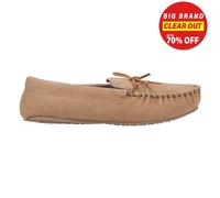 Hush Puppies Mocassins Clyde – Daim, mousse à mémoire, cosy hiver – Tan